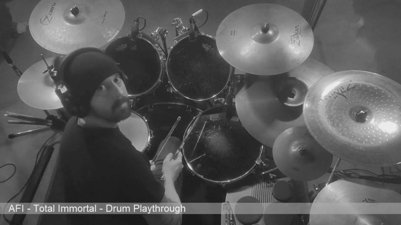 AFI - Totalimmortal (cover) - Drum Playthrough/Drums Only