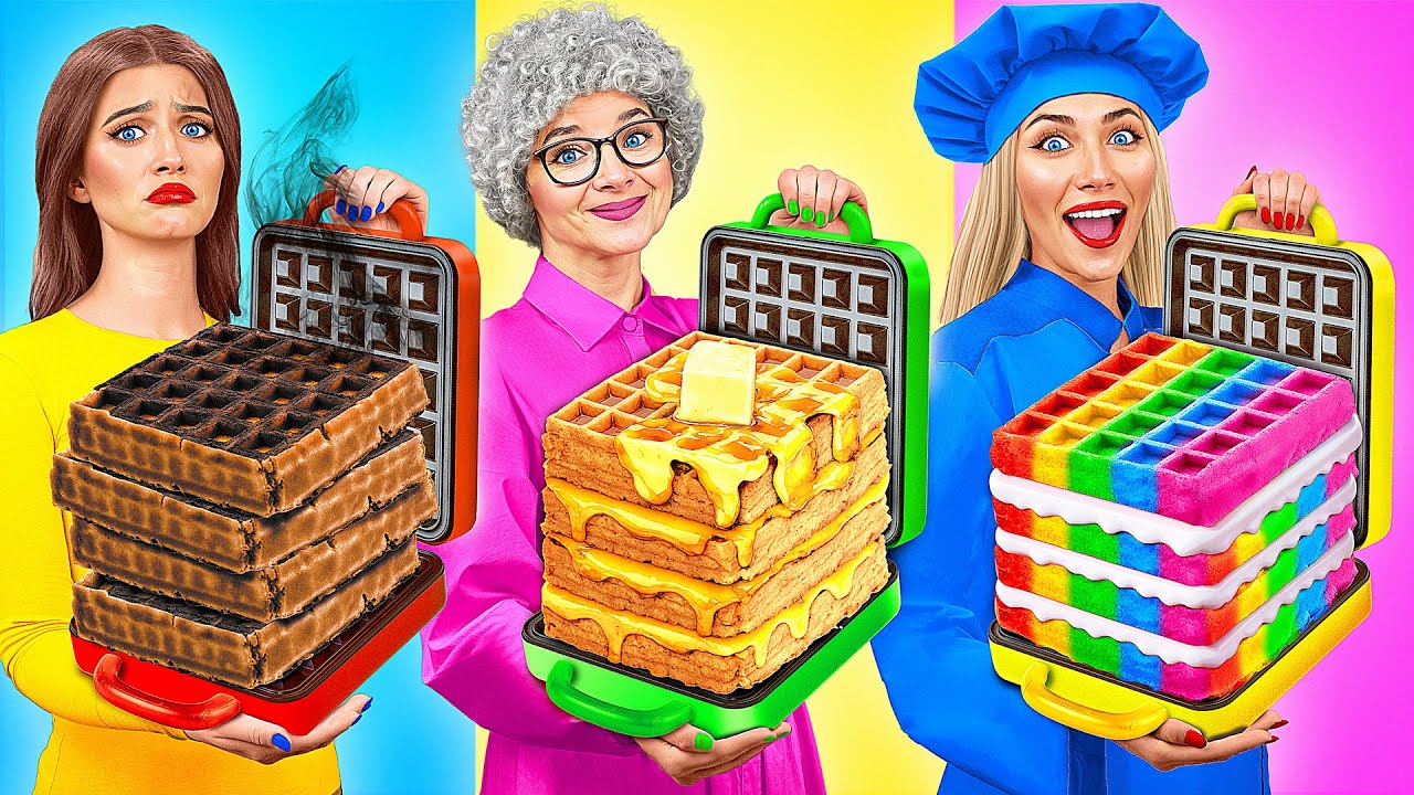 Me vs Grandma Cooking Challenge | Tasty Kitchen Hacks by TeenDO Challenge