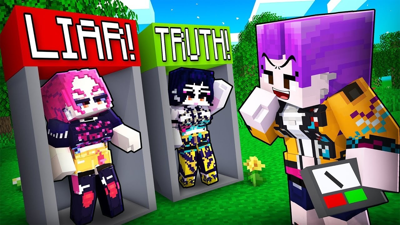 RUMI Using a LIE DETECTOR on His Friends in Minecraft!