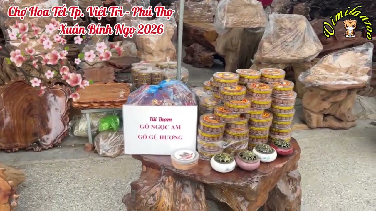 Chợ Hoa Tết Tp  Việt Trì   Phú Thọ 2026