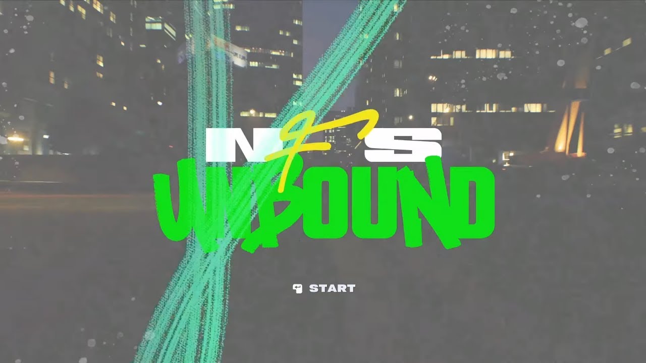 Need for Speed Unbound Title Screen