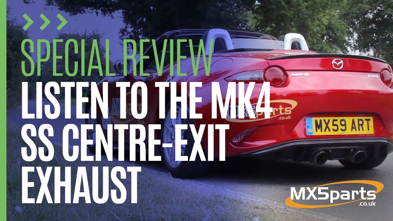 Выхлопная система MX5 Mk4 (ND) из нержавеющей стали с центральным выходом.