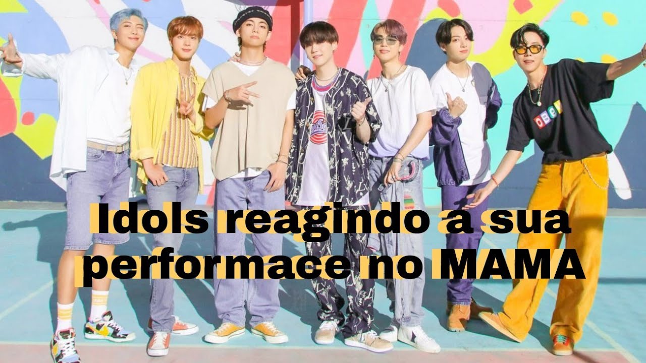 Idols reagindo a sua performace no MAMA ( 🎀Especial de Natal🎀 )