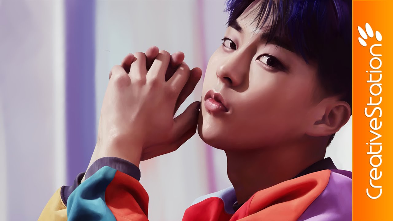 EXO Xiumin - Speed Painting (#Photoshop) | CreativeStation