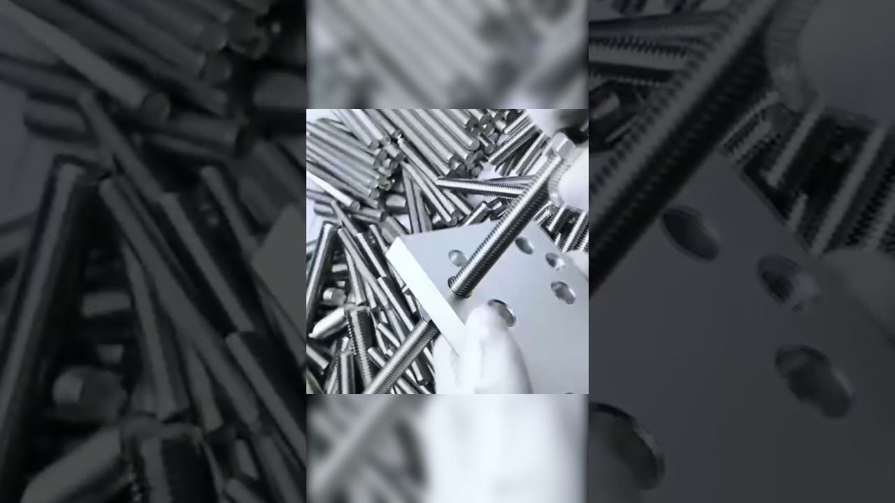 How to install 304 Stainless Steel Threaded Rod Full-Thread Bar and nut