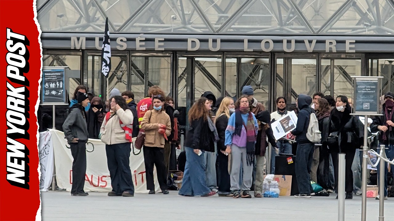 Protesters Block Louvre Museum, Forcing Shut Down Amid Violent French Protests