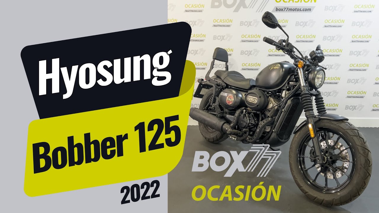 Vídeo de la Hyosung Bobber 125 del año 2022 (vendida)