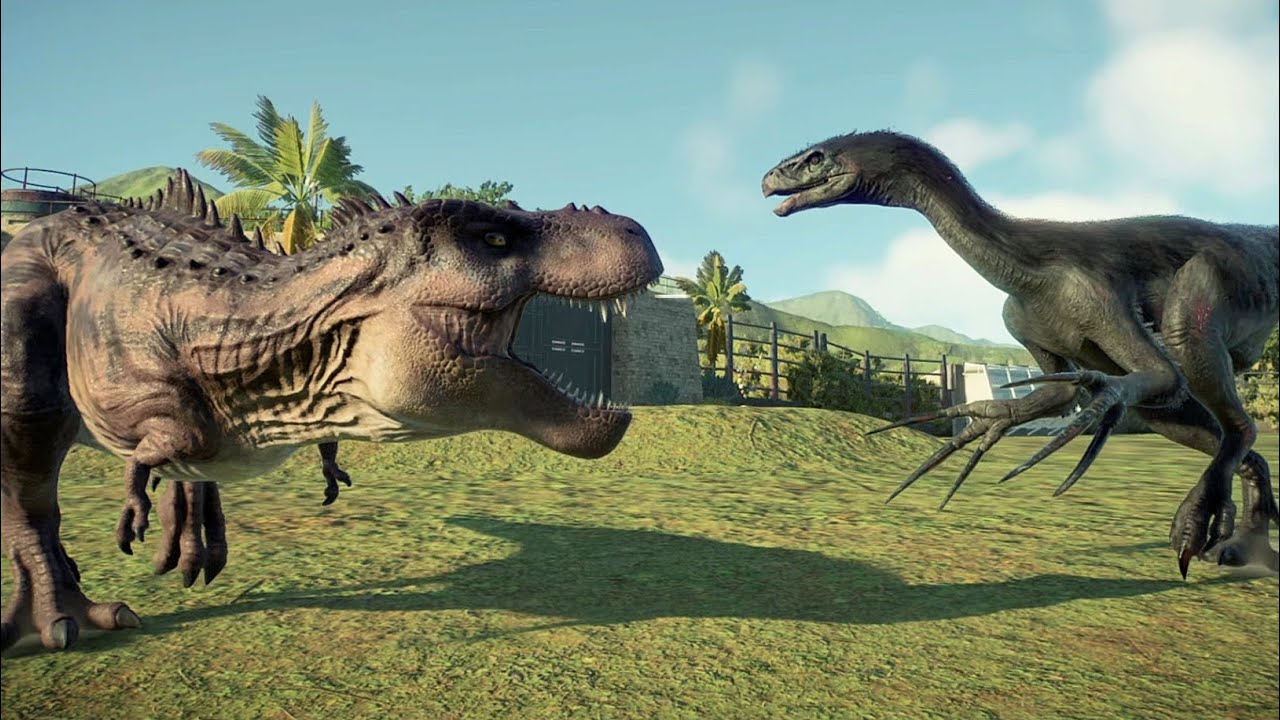 🦖Tarbosaurus Vs Therizinosaurus🦖-Jurassic World Evolution 2🦕