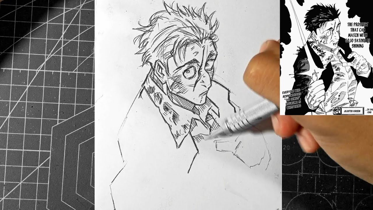 How to Draw HIGURUMA use EXECUTIONER SWORD || Jujutsu Kaisen