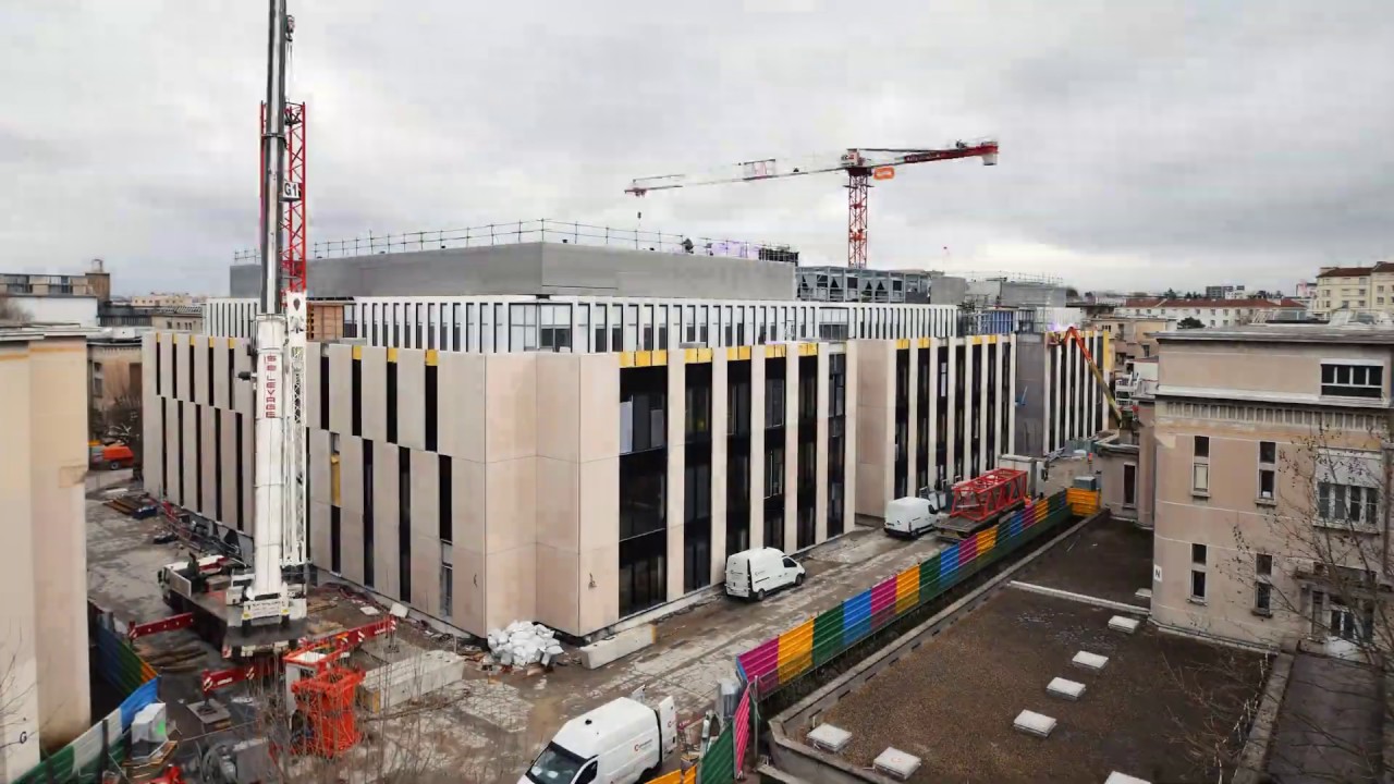 Modernisation de l'hôpital Edouard Herriot - Lyon (69) - Time-lapse