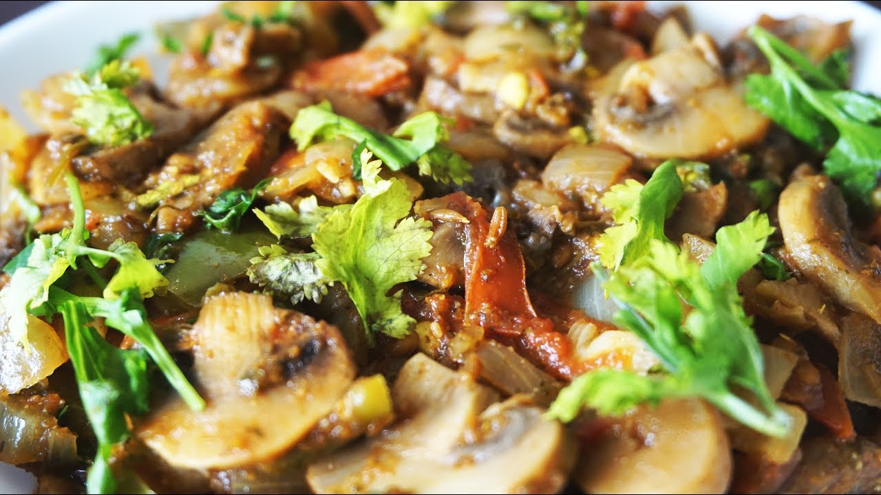 Mushroom fry | Easy Indian mushroom recipe