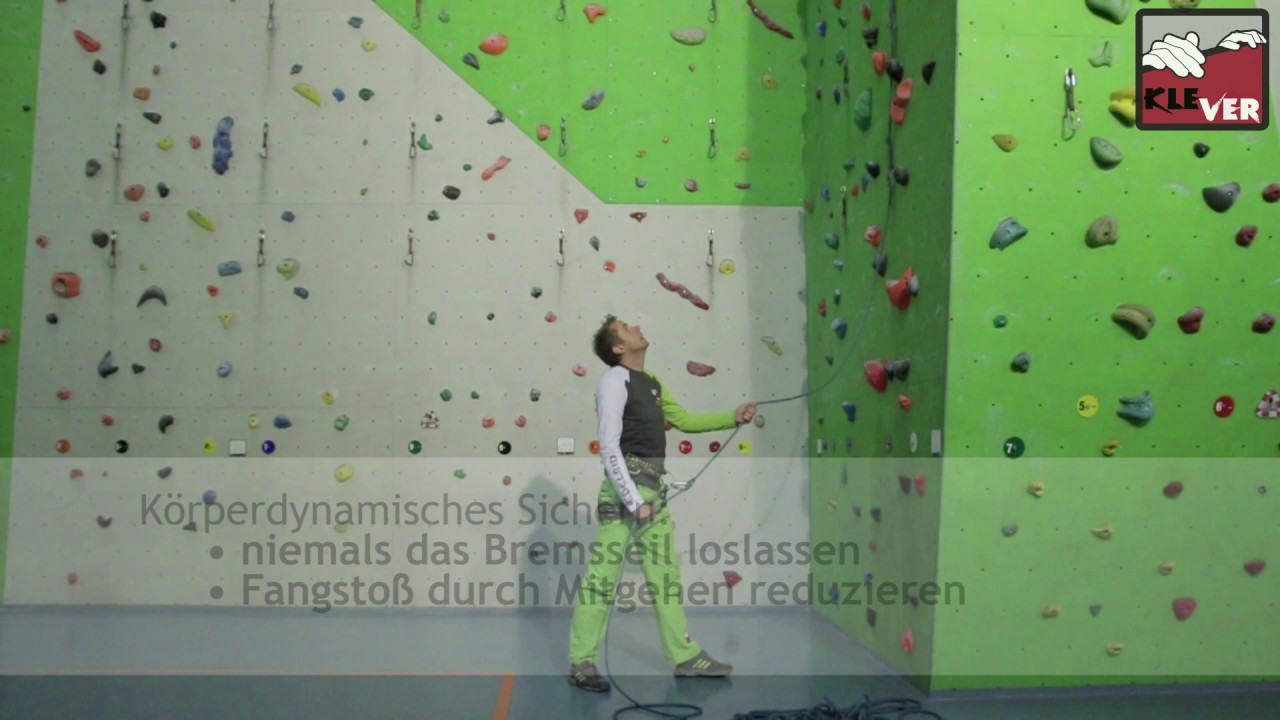 KLEVER Lehrvideo:K&ouml;rperdynamisches Sichern