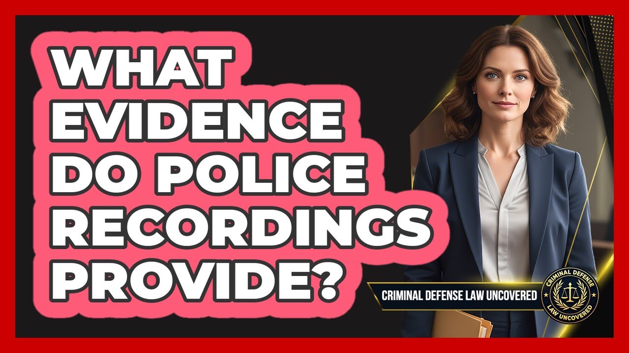 What Evidence Do Police Recordings Provide?