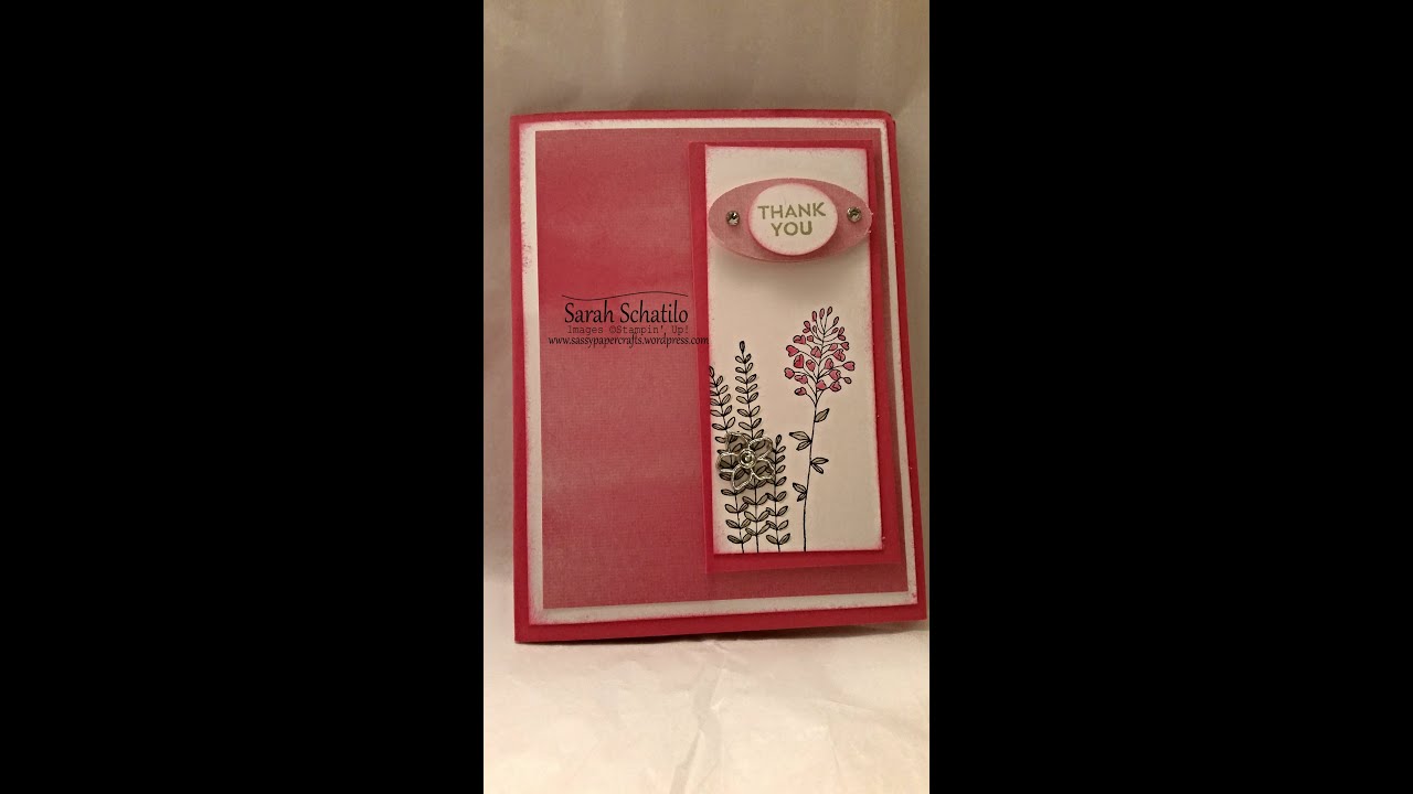 Sale-A-Bration Card Tutorial
