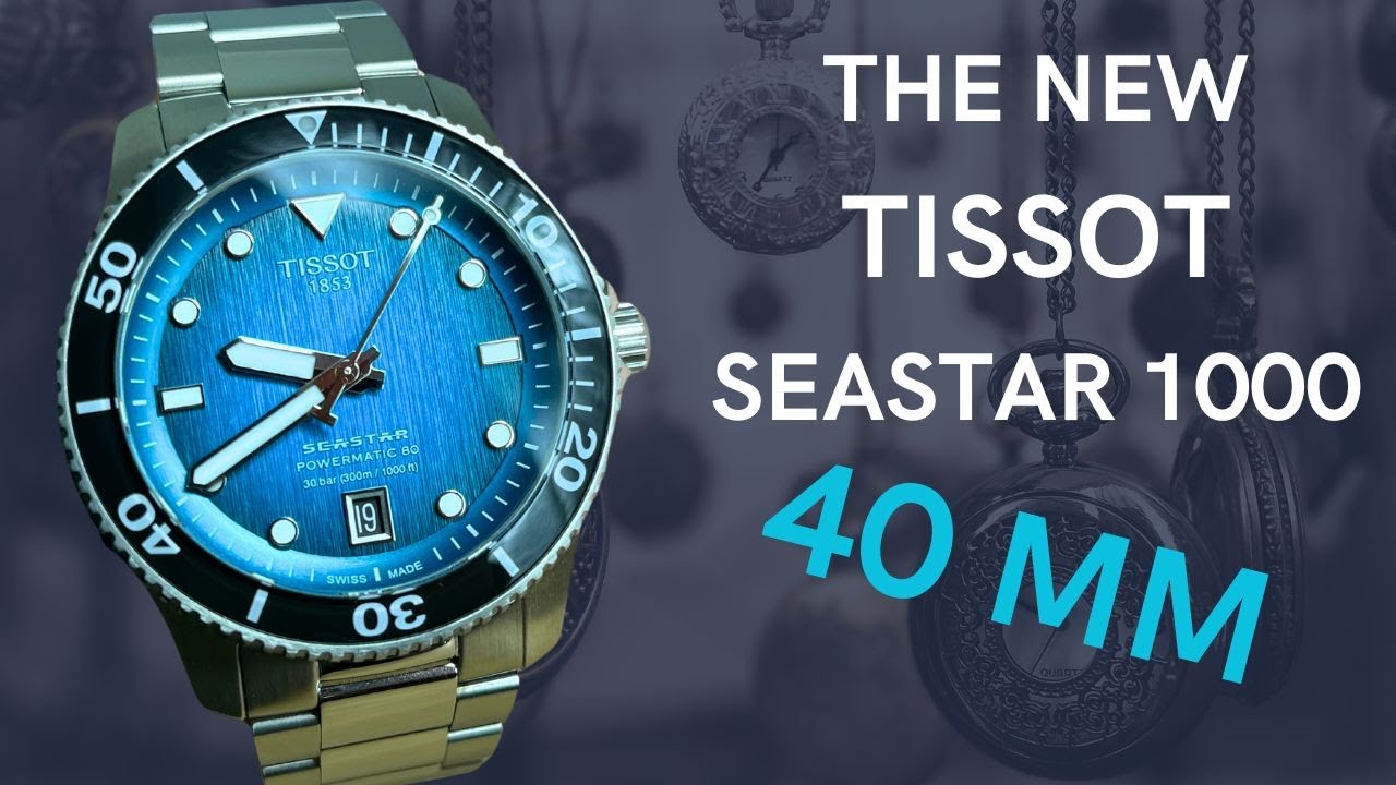 Знакомство с новыми автоматическими дайверскими часами Tissot Seastar 1000 40 мм