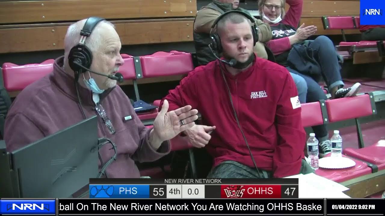 Princeton High School at Oak Hill High School WV High School Basketball 1/4/2022