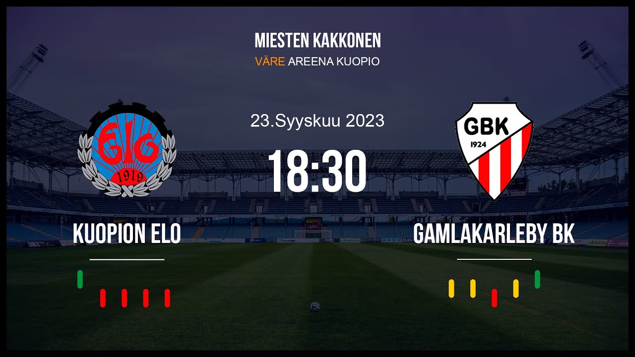 KUOPION ELO - GAMLAKARLEBY BK (KOKKOLA) | MIESTEN KAKKONEN | LA 23.9.2023 | KLO 18:30