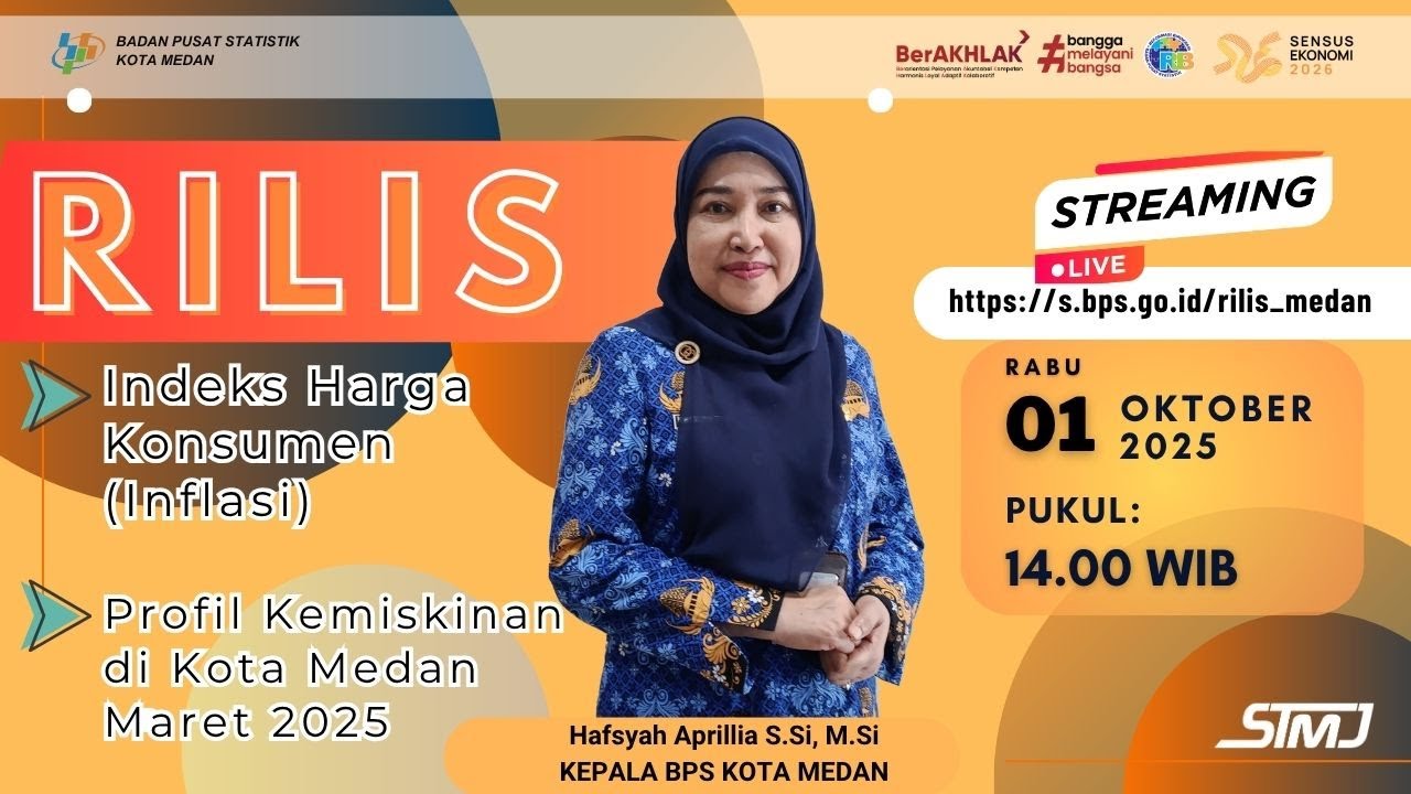 [RILIS BPS KOTA MEDAN] 1 Oktober 2025