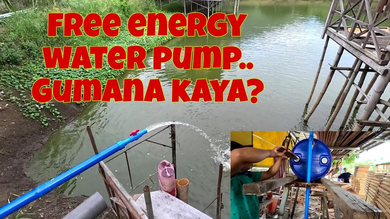 Drum Pump | Free energy Water Pump | Gumana kaya?