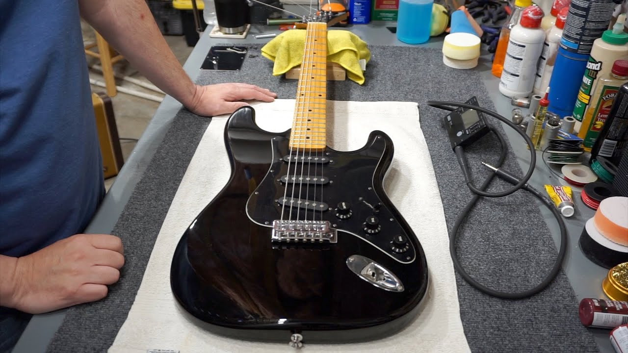 The Epiphone S-310 (Strat) Project Guitar: Part 3 - Buffing and Reassembly
