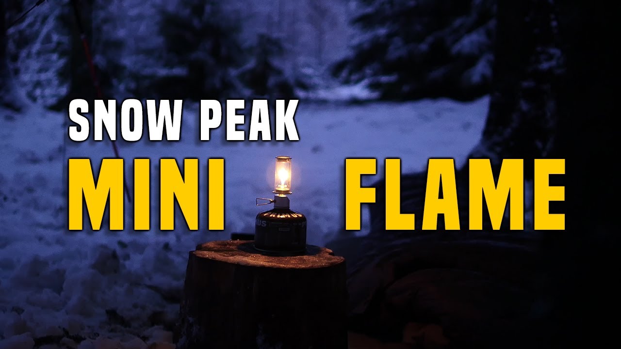 Snow Peak Mini Flame Camping Laterne/Kerze - Testbericht Gear Review