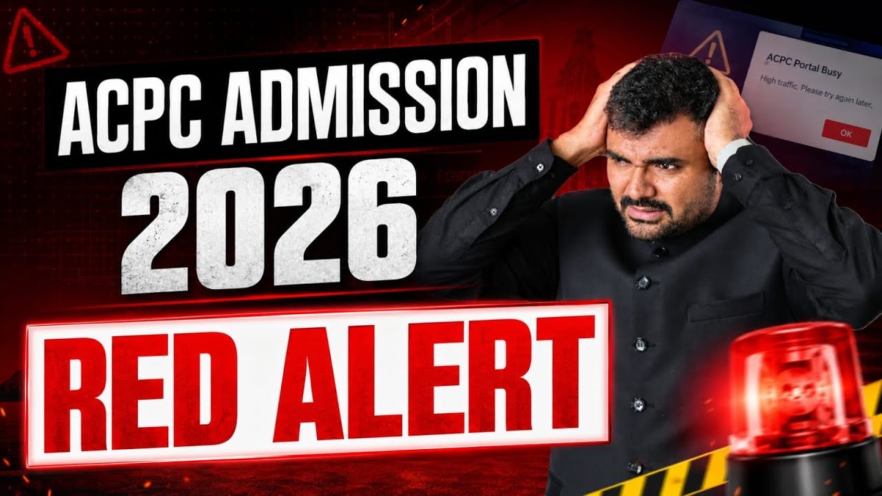 RED ALERT - ACPC ADMISSION 2026