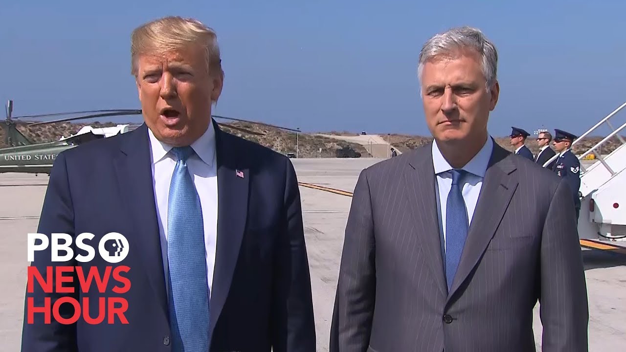 WATCH: Trump and new National Security Adviser Robert O&rsquo;Brien answer foreign policy questions