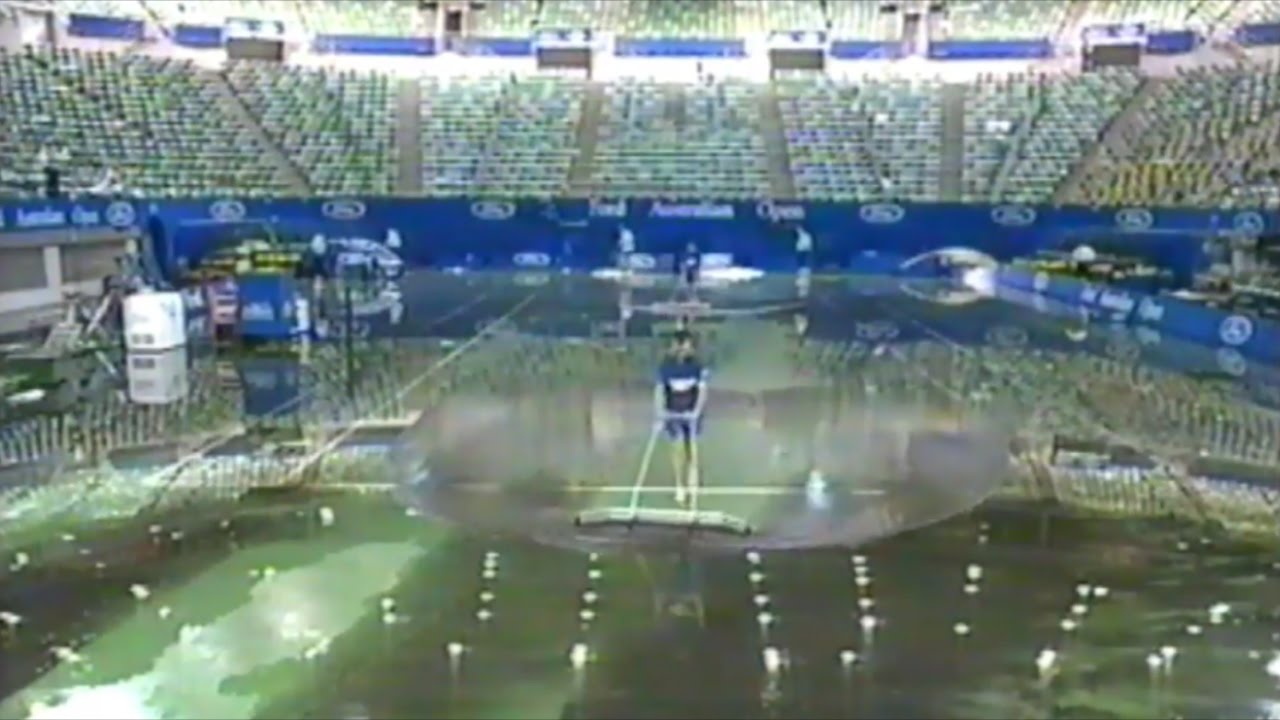 1995 Australian Open - Court Flood