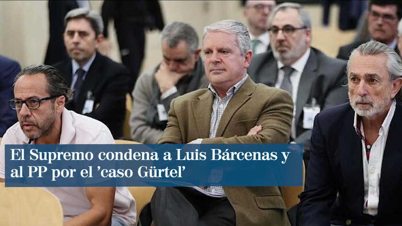 El Supremo condena a Luis Bárcenas y al PP por el 'caso Gürtel' entre reproches a la Audiencia