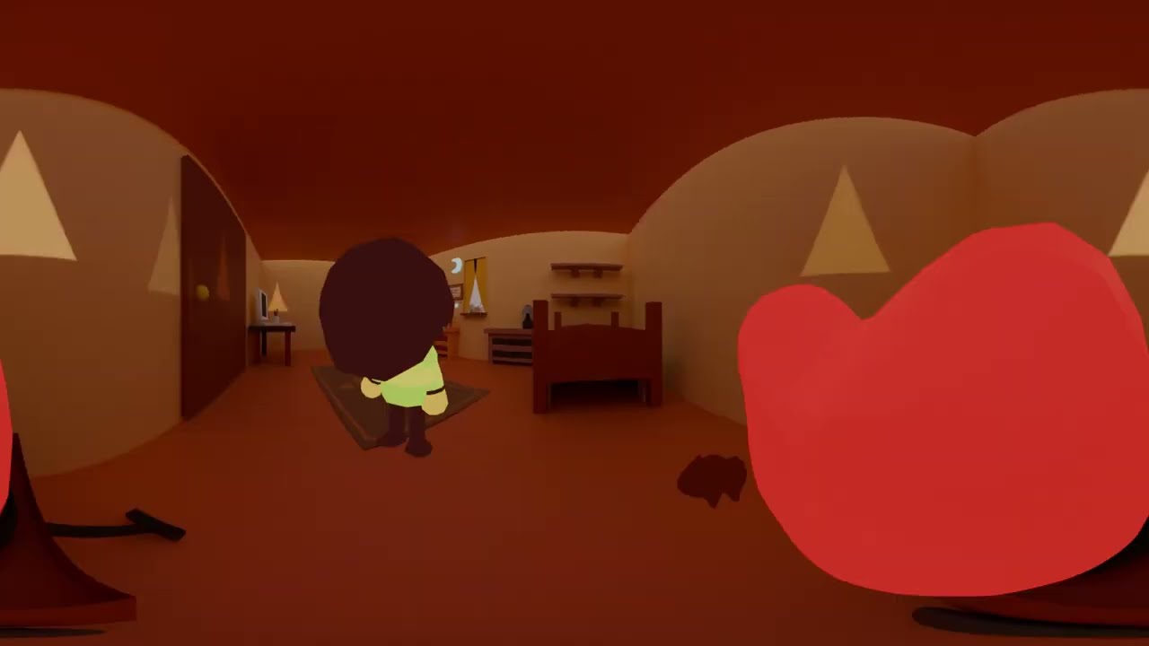 Deltarune ch1 Cutscene recreation. 3D Animation 360 Vid