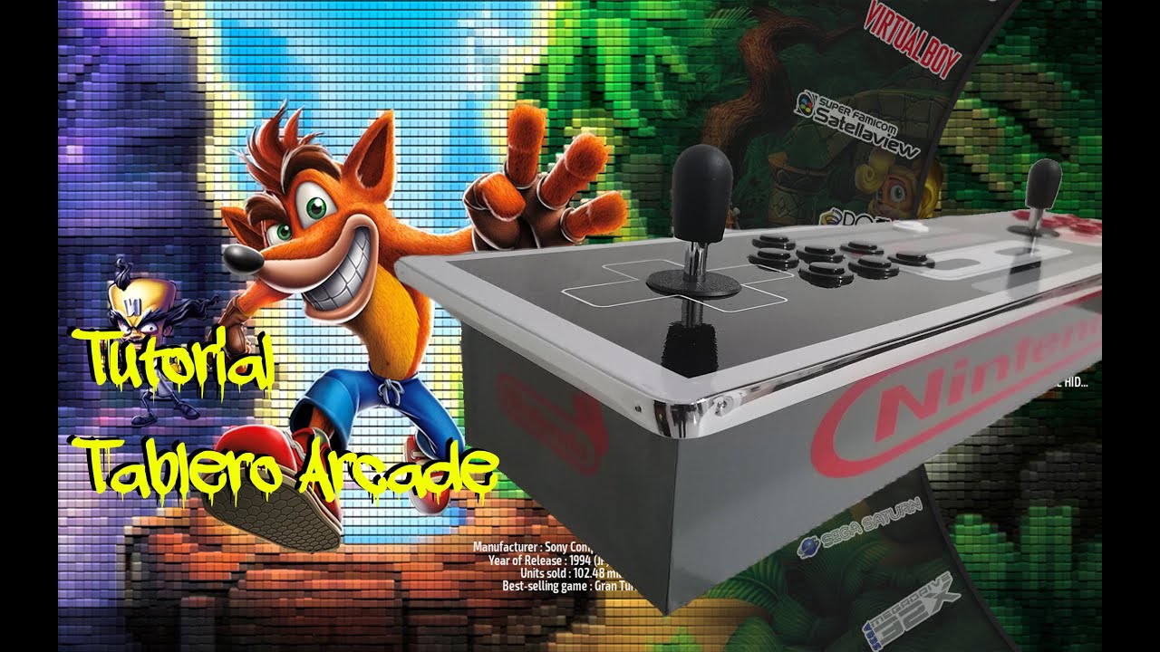 Tutorial Tablero Arcade como usarlo de manera correcta!!! (Checa todo el video)
