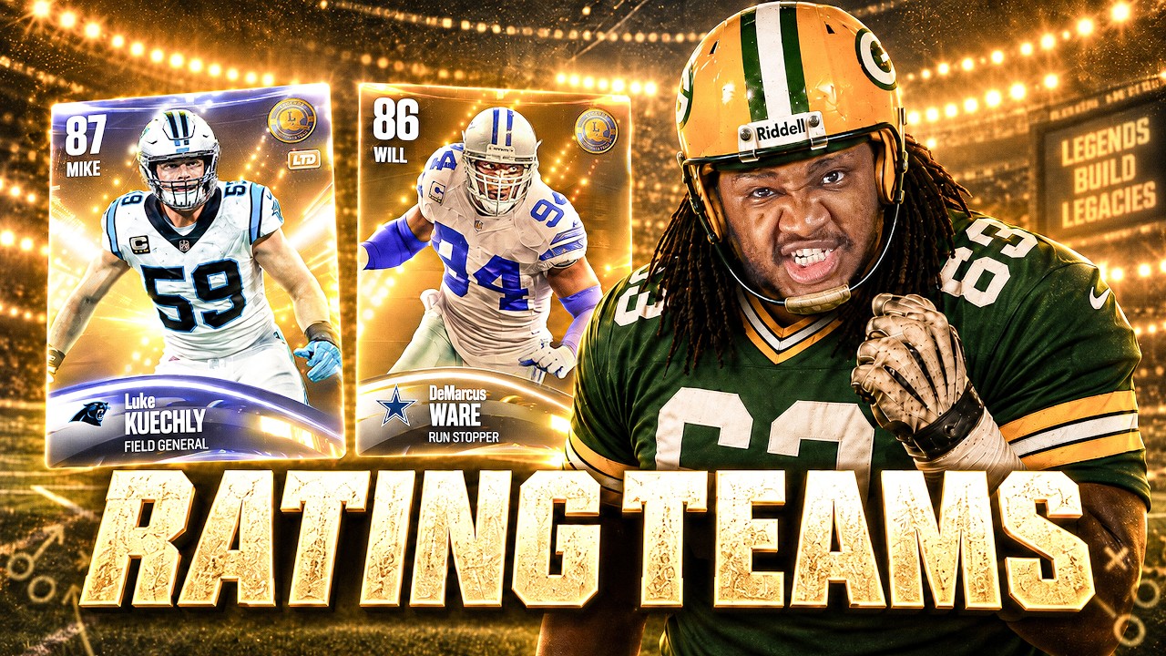 RATING TEAMS! NEW LEGENDS! MCS WATCH PARTY! NMS PACKERS THEME TEAM! MADDEN 27 ULTIMATE TEAM!