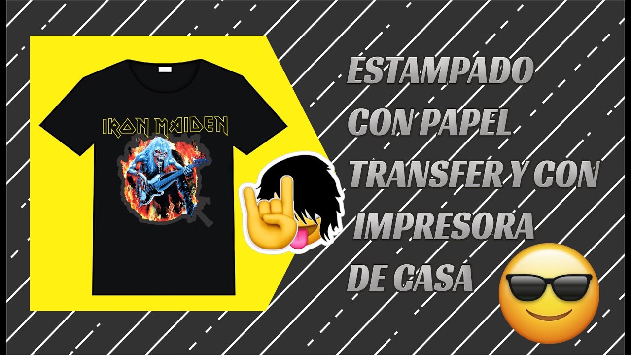 ESTAMPADO CON PAPEL TRANSFER EN PRENDAS OSCURAS