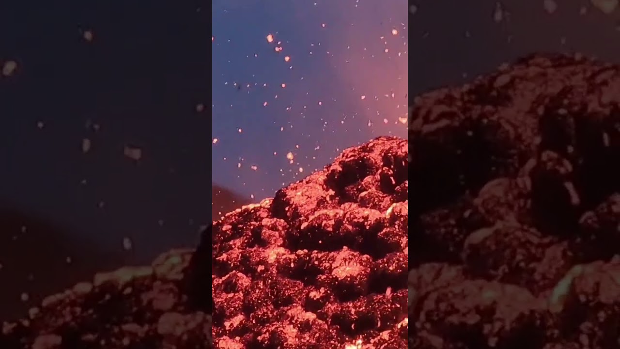 Next to the Volcano, only in Iceland 🔥