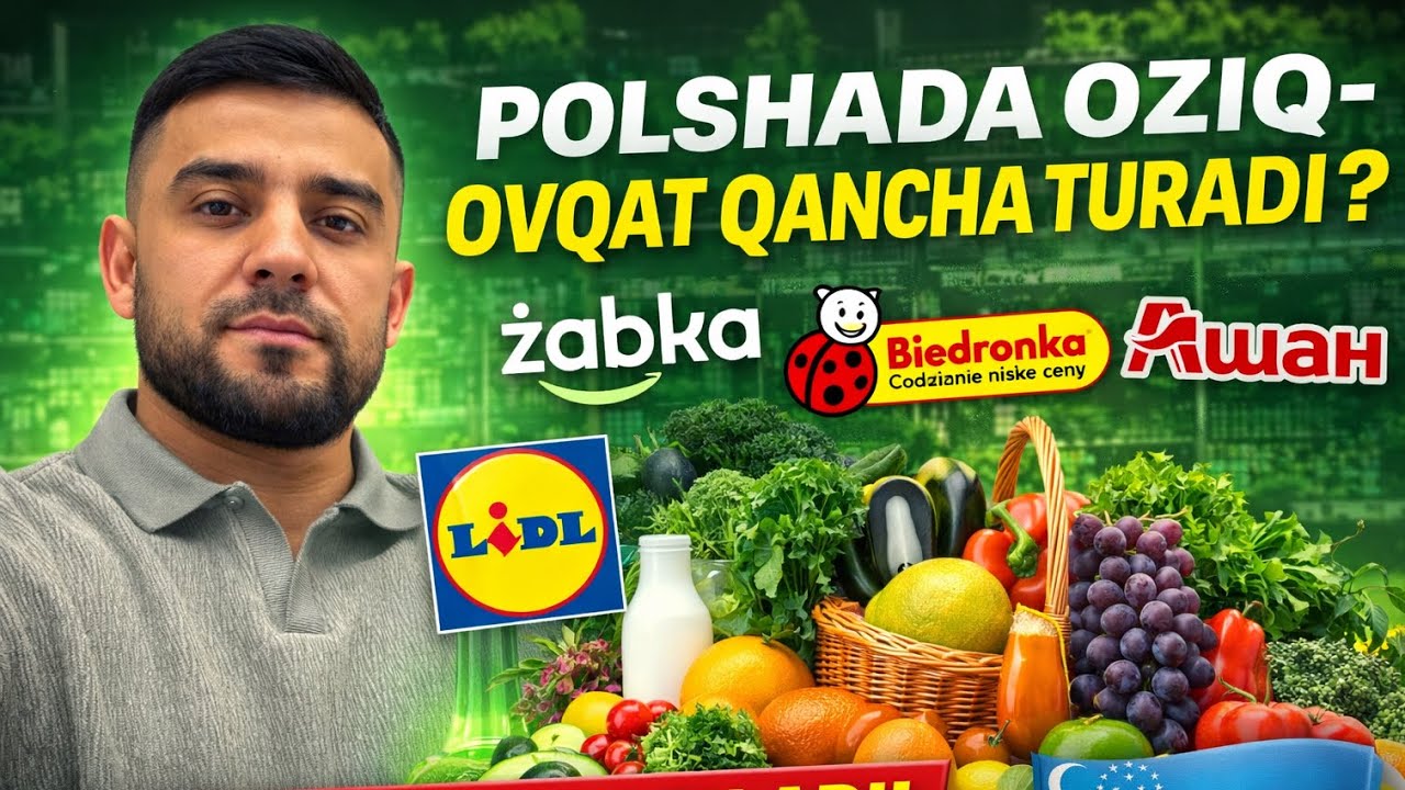 POLSHADA OZIQ OVQAT QANCHA ?