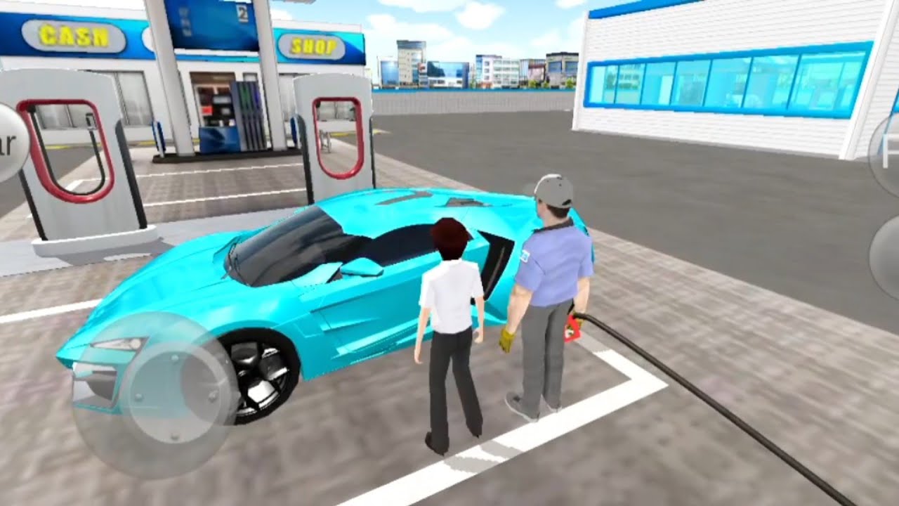 Refueling a Luxury Supercar at Gas Station in 3D Driving Class ⛽🔥 | Ultimate Driving Simulation 2026
