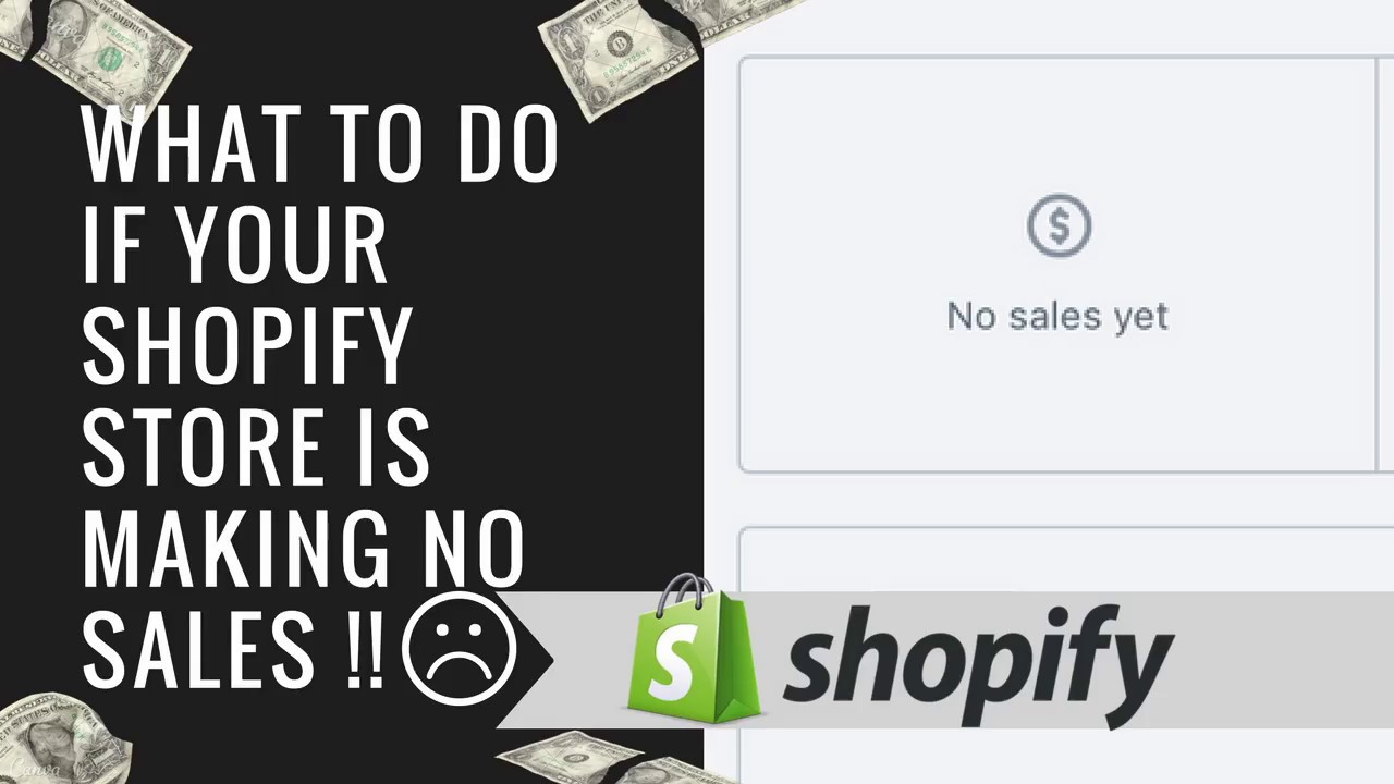 What to Do if Your Shopify Store is Making NO SALES!