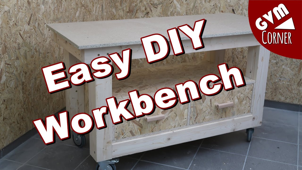 Einfache und günstige Werkbank selber bauen / Easy DIY Workbench