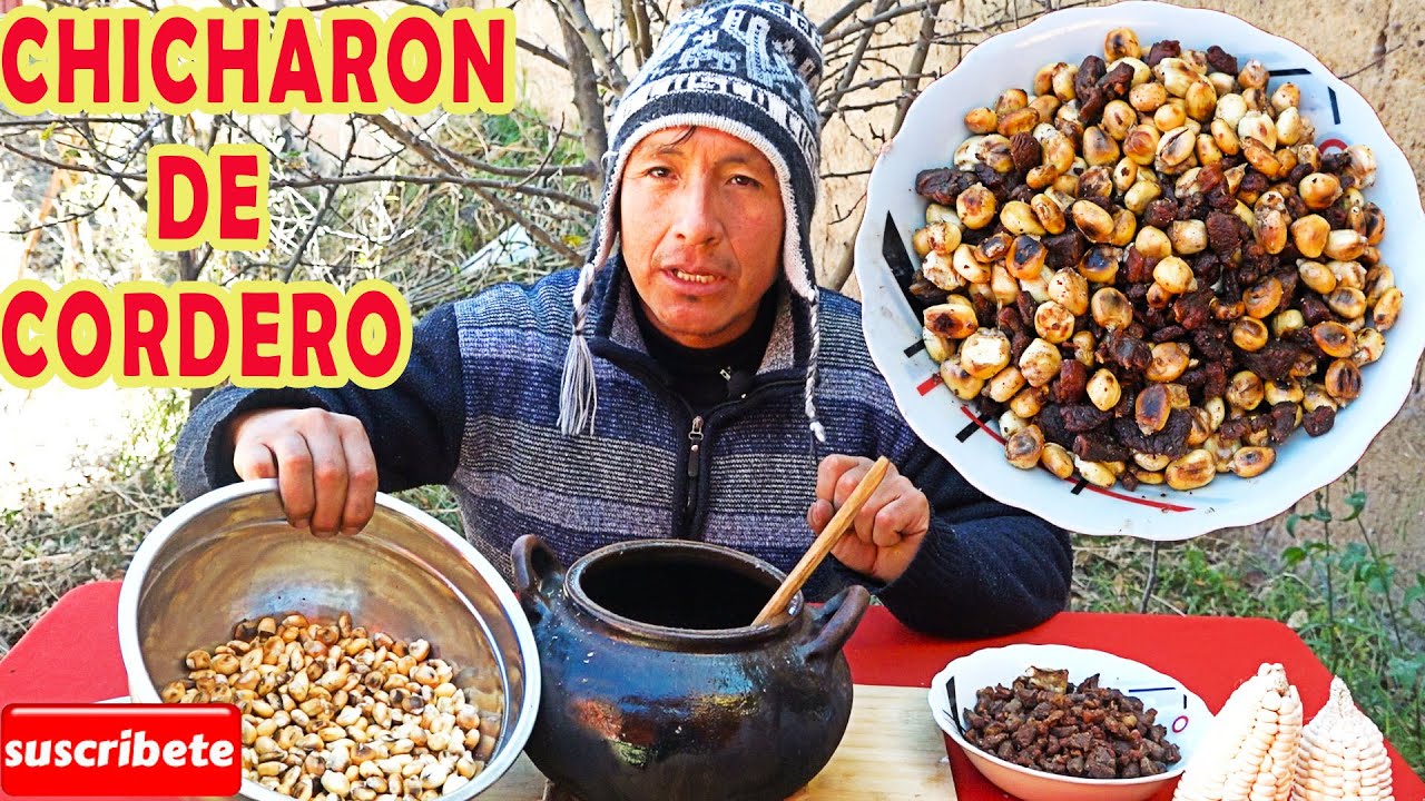CHICHARRON DE CORDERO CON SU TOSTADO DE MAIZ BLANCO | RECETAS CASERAS | AL ESTILO TEO ANDINO