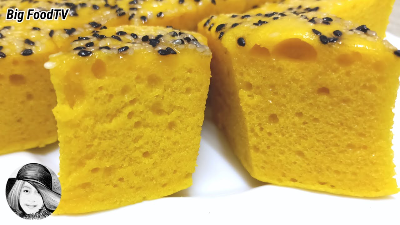 ขนมมาไลโกวฟักทอง ep.270 Pumpkin Ma Lai Gao สูตรนี้หวานพอดี ทำง่ายๆเนื้อนุ่มหนึบหนับ อร่อยมาก!!😋
