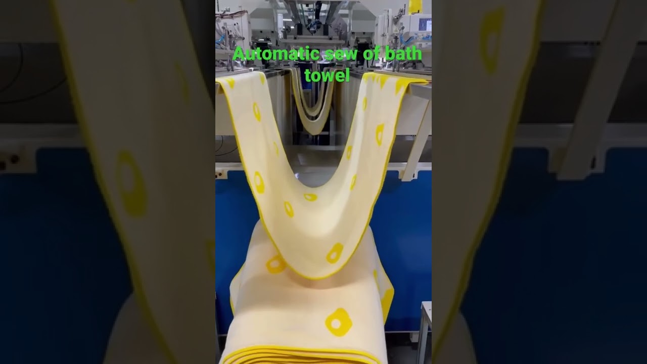 Bath towel sew equipment