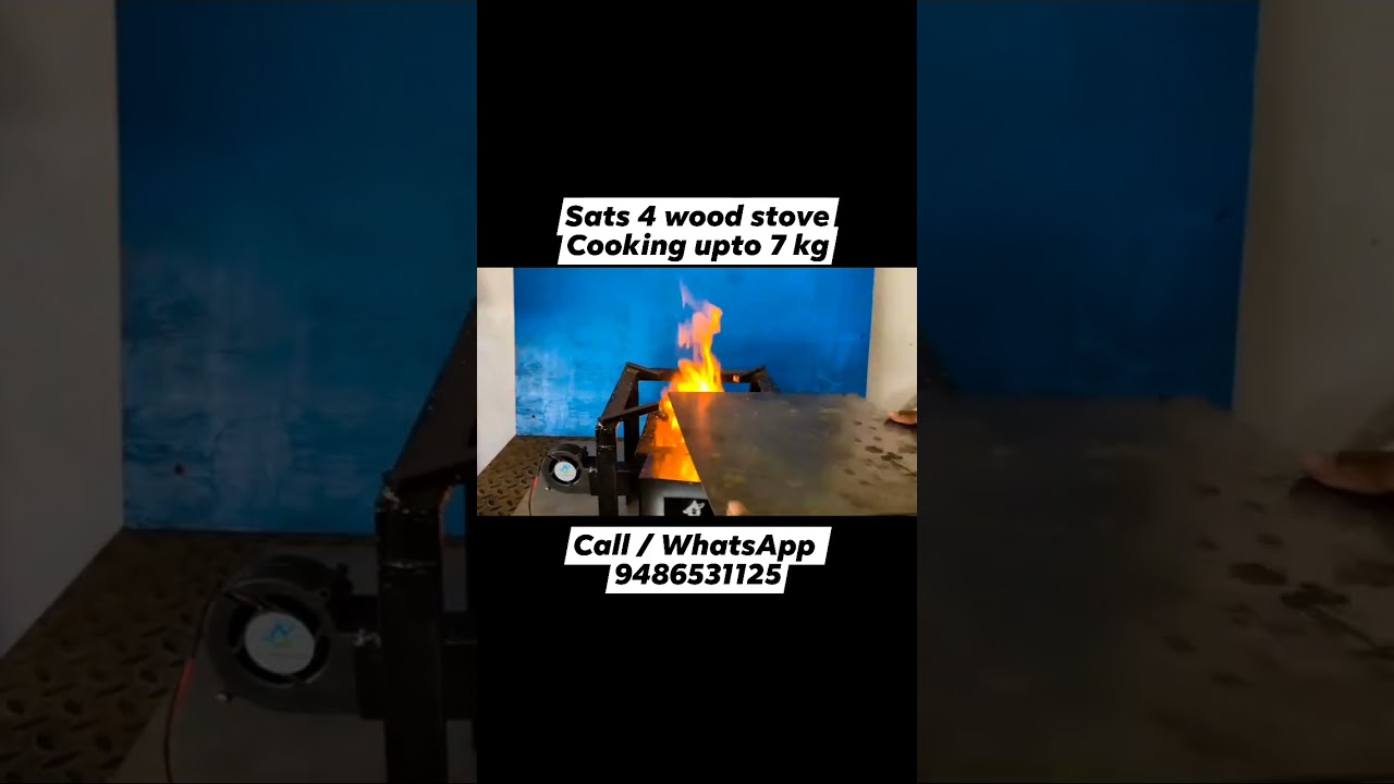 smokeless wood stove upto 75% saving against LPG 