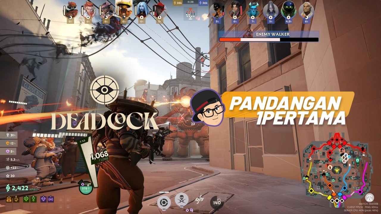 BACOTIN 96 MENIT Deadlock | game rahasia valve bikin concord masuk jurang | Pandangan Pertama