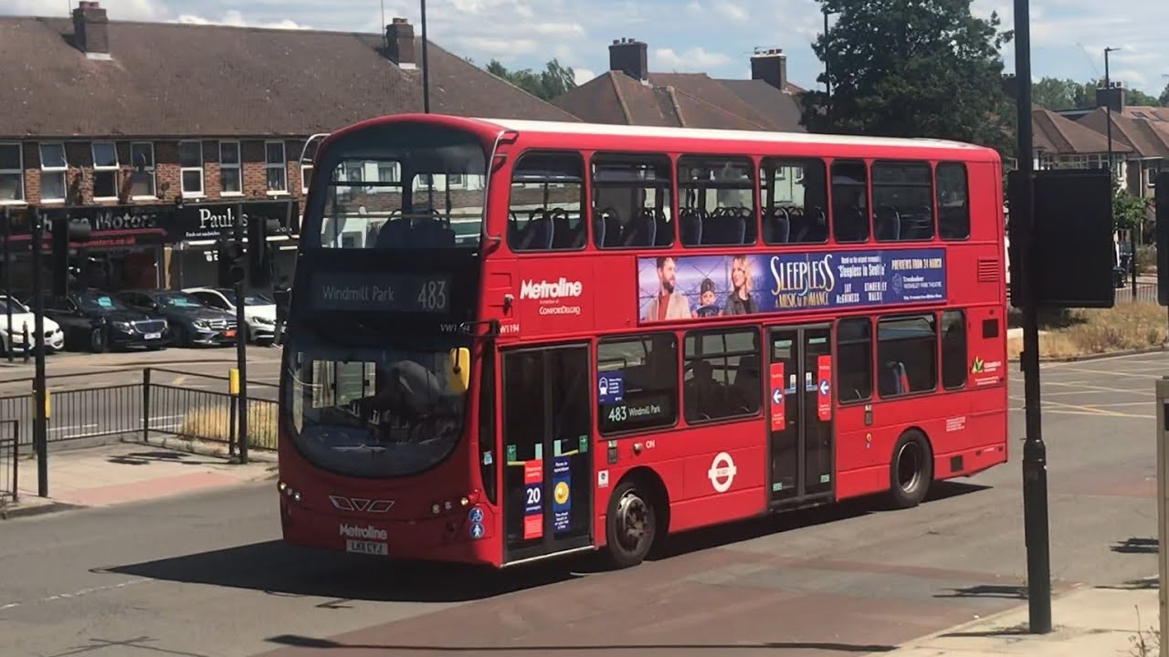 Recent Transfer | Metroline West B9TL/Gemini2 VW1194 (LK11CYJ) | Route 483