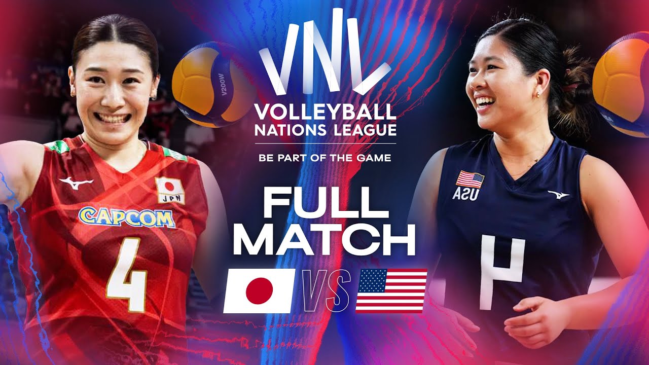Japan 🇯🇵 vs. USA 🇺🇸 - VNL 2024 | Full Match - Week 3 | Volleyball Nations League