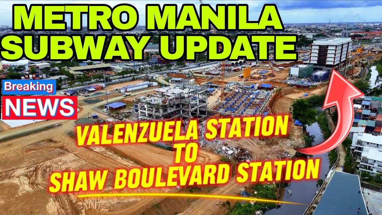 METRO MANILA SUBWAY UPDATE! VALENZUELA STATION TO SHAW BOULEVARD STATION! JANUARY 18, 2026