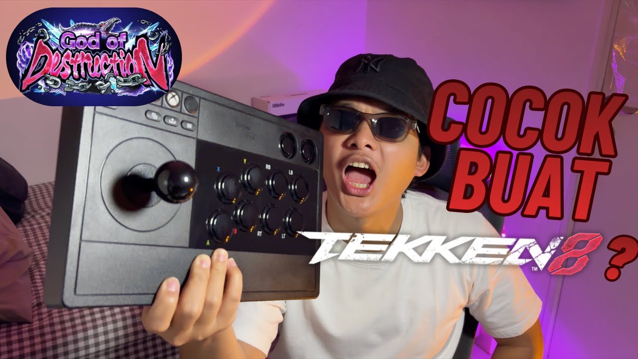 Review 8BitDo Arcade Stick Xbox — Perspektif Player Tekken God Destruction Rank Indonesia