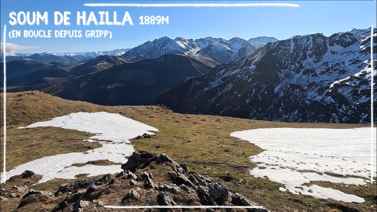 Soum de Hailla 1889m depuis Gripp