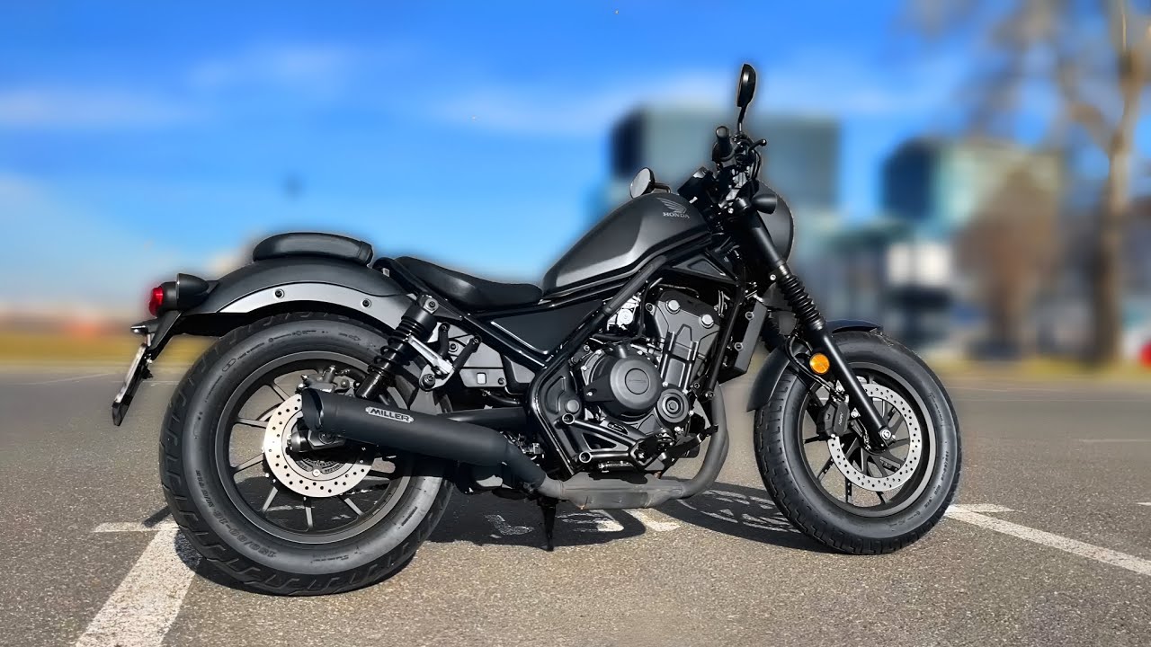 Honda CMX500 Rebel Auspuff Sound MILLER