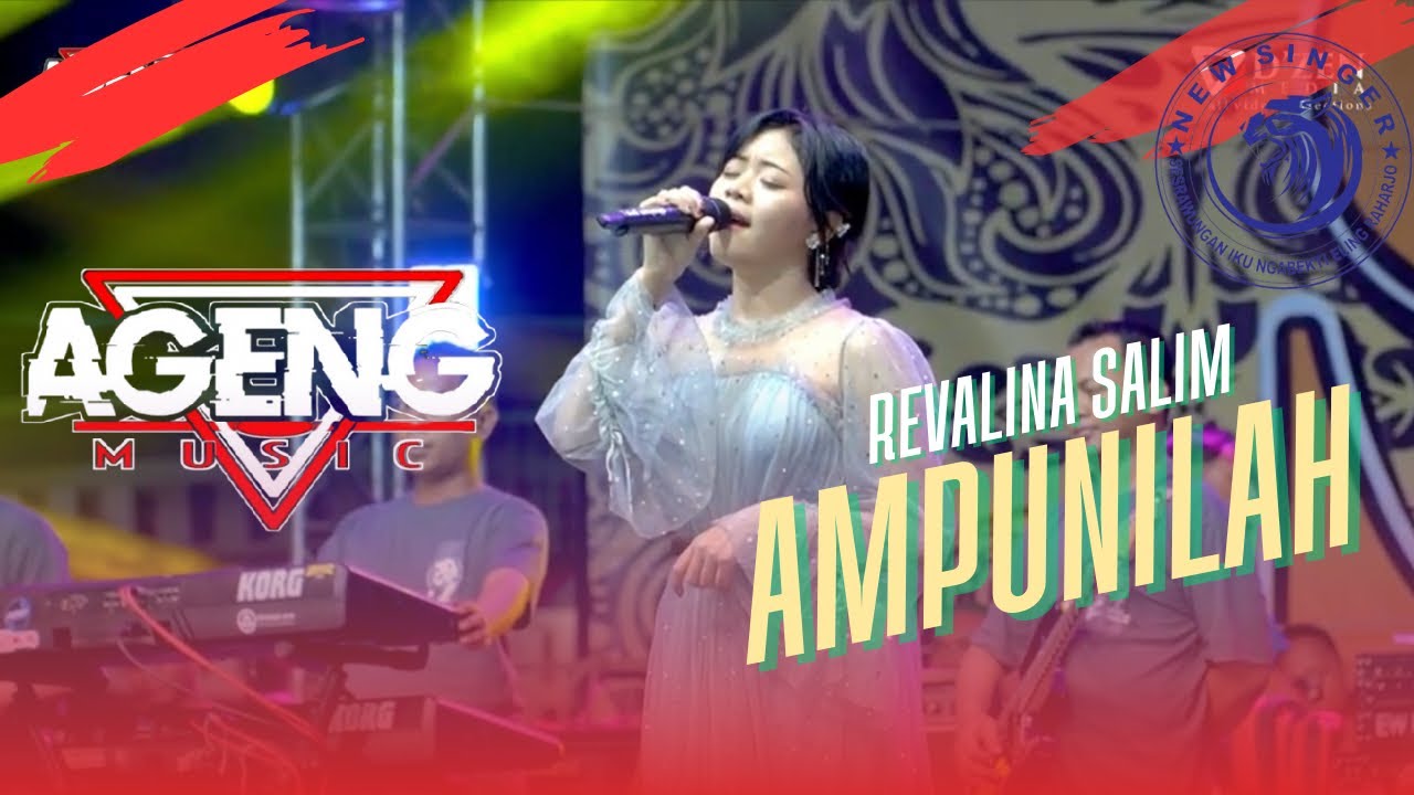 AMPUNILAH   REVALINA SALIM - AGENG MUSIC NEW SINGER ( Live Cover Perform )
